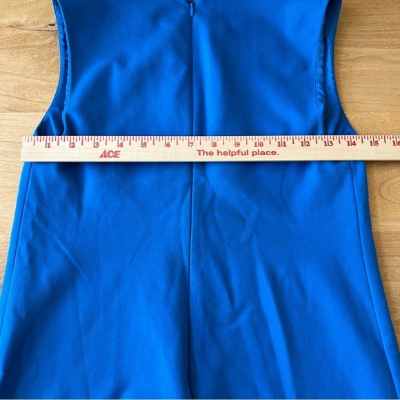 DVF DIANE VON FURSTENBERG KHADIJAH LAPIS DRESS SZ 2 OFFICE MODERN CHIC CLASSIC - Picture 7 of 11